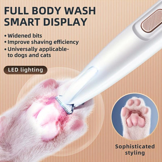 Rechargeable Pet Hair Trimmer Kit - PAWFY